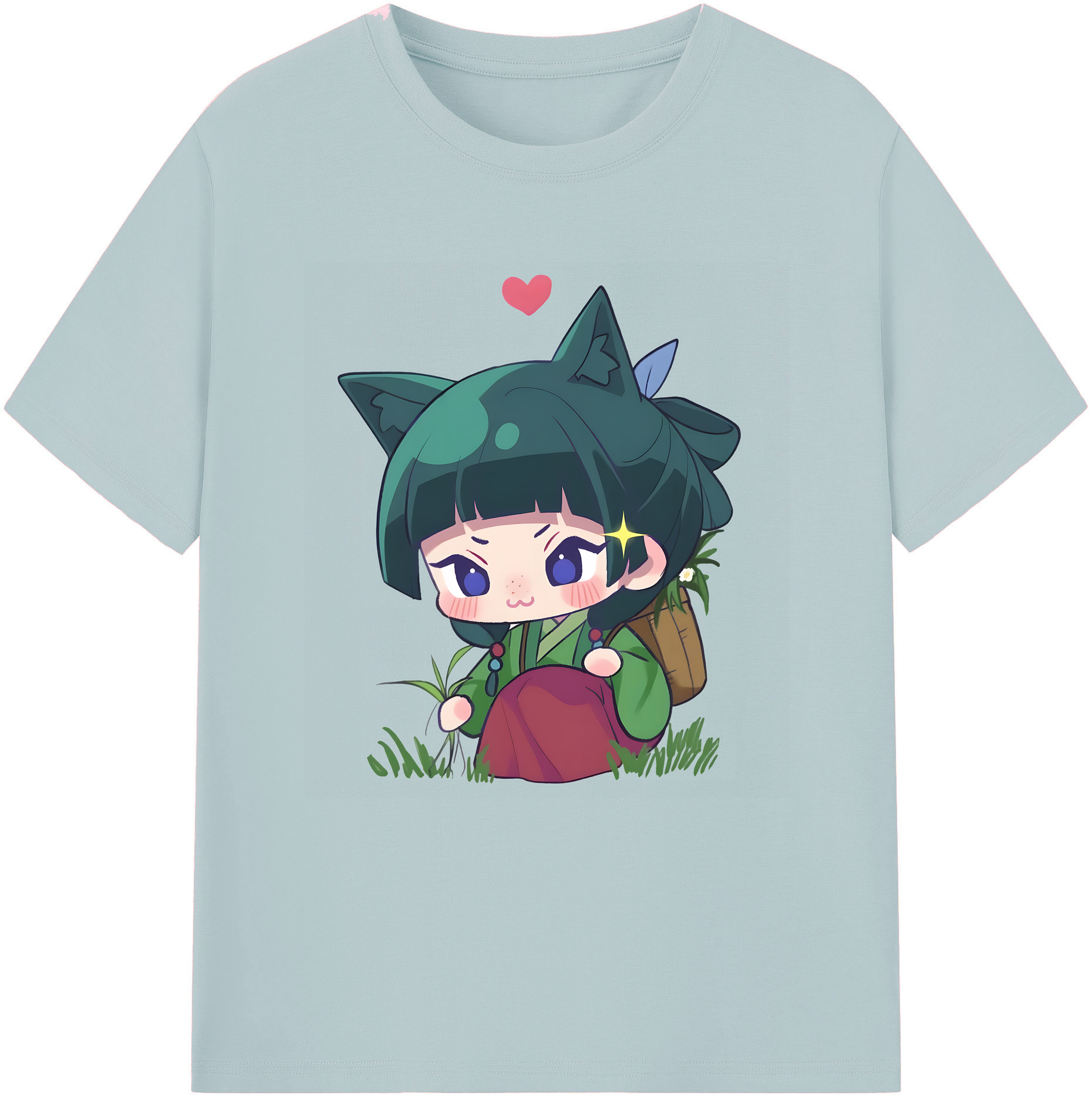 （画像用） 薬屋のひとりごと The Apothecary Diaries 綿100％半袖Tシャツ（フロントプリント）